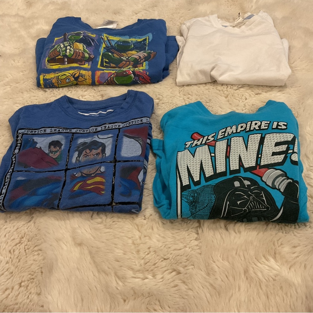 Toddler cartoon characters t shirts 4t bundle